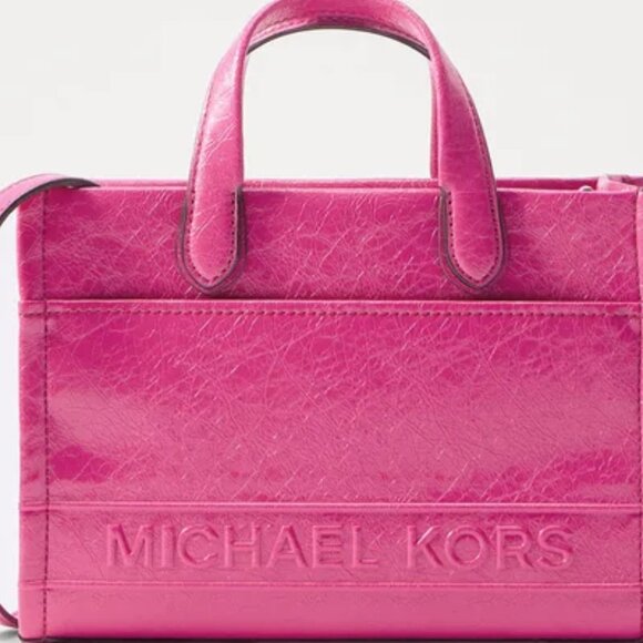 SALE! ✅ Michael Kors GIGI in WILD BERRY Large Grab Tote Bag ✨ NWT - Picture 6 of 14